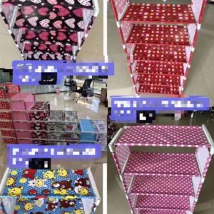 6Layer cloth shoe rack