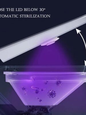 Toilet uv light and disinfectant
