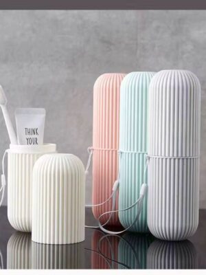 Toothbrush and paste case