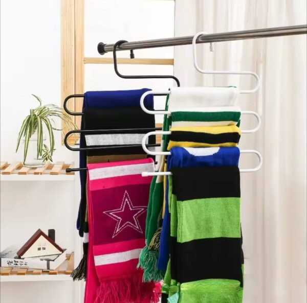 2025/03/IMG_20250329_090606_193.jpg Layers S-shaped Pants Hanger Multifunctional