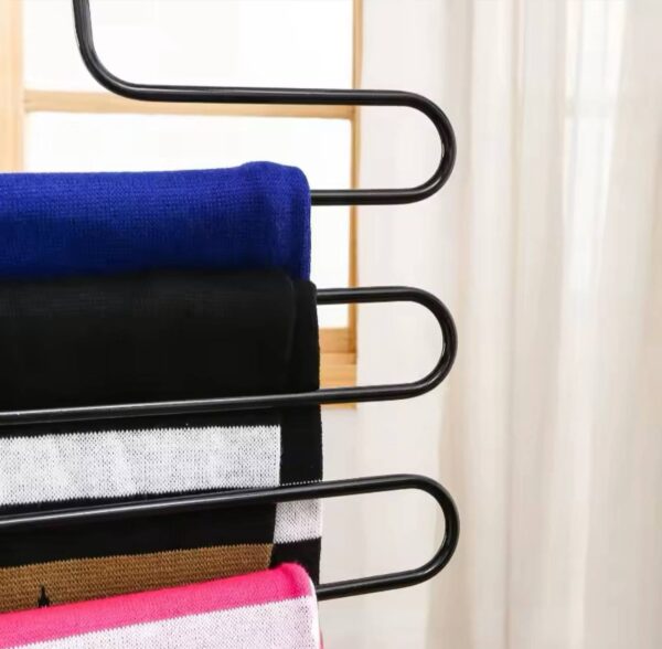 2025/03/IMG_20250329_090606_225.jpg Layers S-shaped Pants Hanger Multifunctional