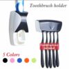 Automatic Auto Toothpaste Dispenser +Toothbrush Holder