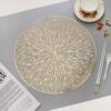 2025/03/IMG_20250329_090719_610.jpg Round Firework Shape PVC Placemat Hollow Table Mats