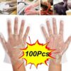 100pcs Disposable Gloves Plastic Gloves