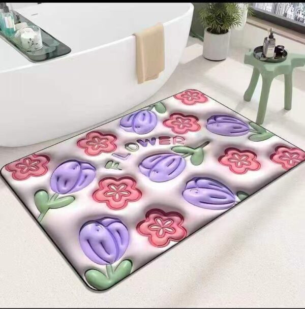 Anti slip diatom waterproof mat
Size 40*60cm