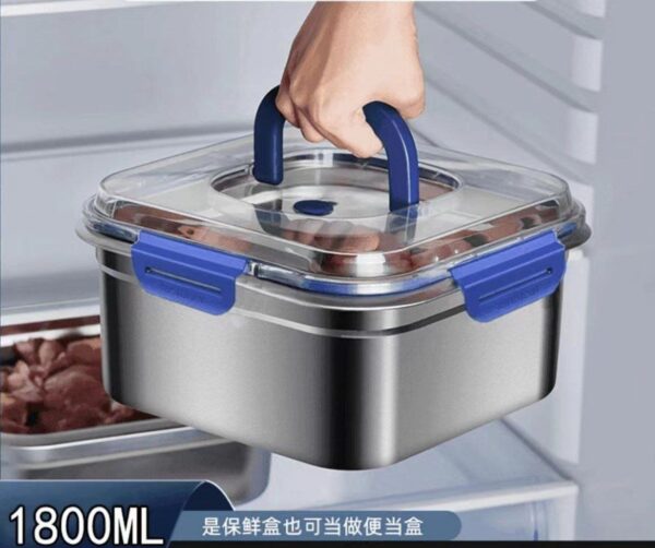 Stainless food flask with cover