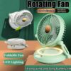 Rechargeable Rotating Fan