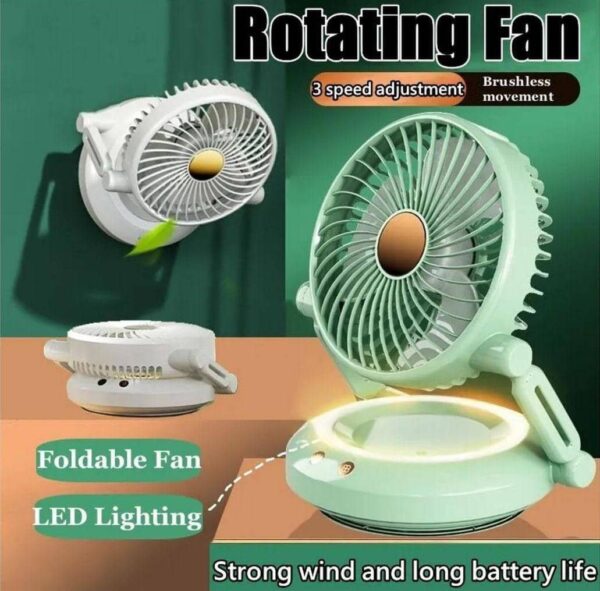 Rechargeable Rotating Fan