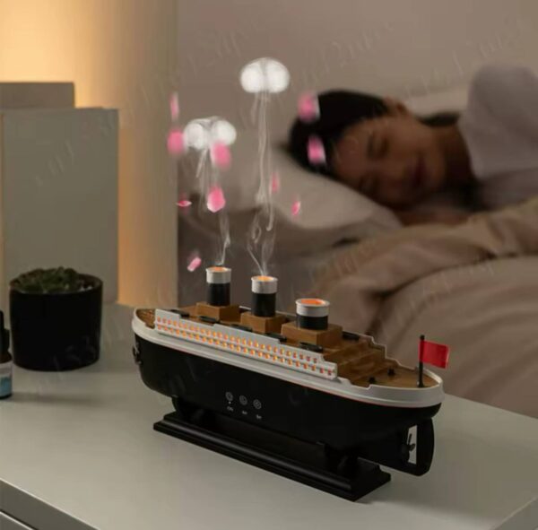 Titanic Ship Model Air Humidifier 250ml Ocean Liner Essential Oil