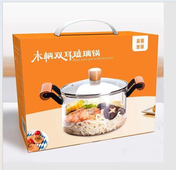 Borosilicate glass pot 5.5L