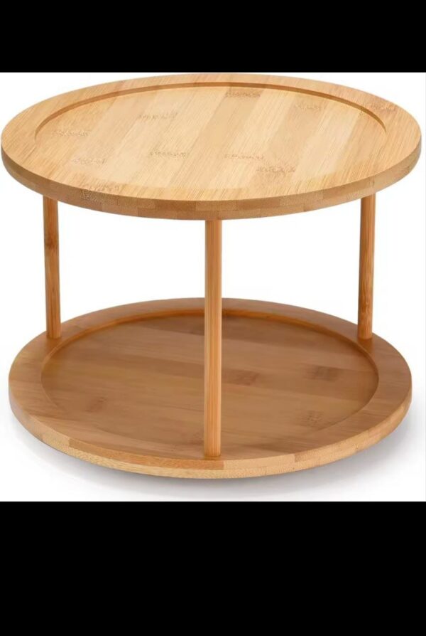 2025/05/IMG_20250522_083929_712.jpg 30cm Bamboo 360° rotating double layer spice rack