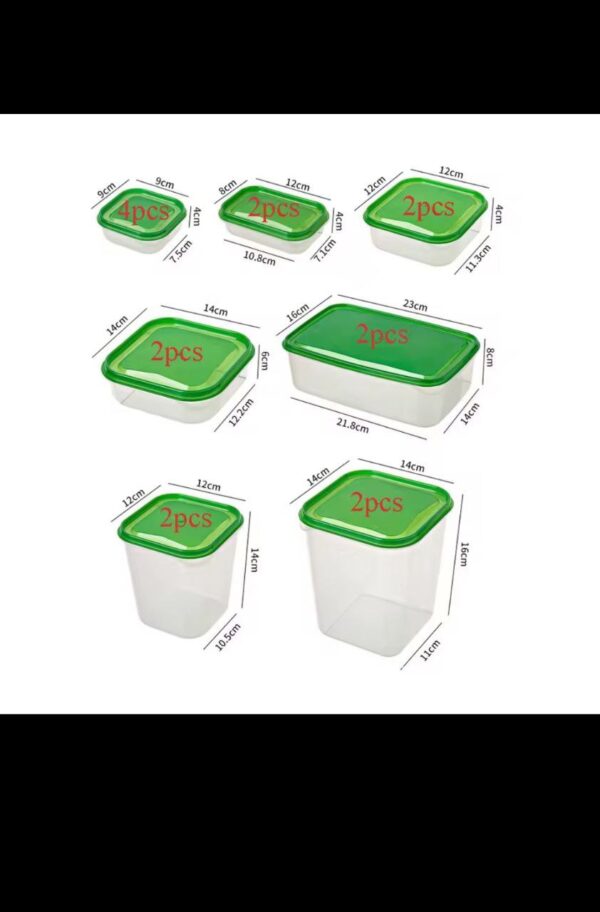 17pcs container