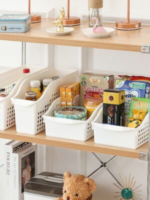 White pantry storage Long