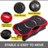 Bluetooth Vibration Plate Exercise Machine with Remote Control