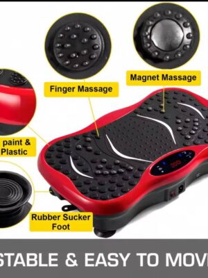 Bluetooth Vibration Plate Exercise Machine with Remote Control
