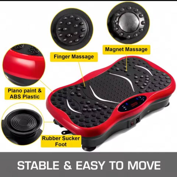 Bluetooth Vibration Plate Exercise Machine with Remote Control