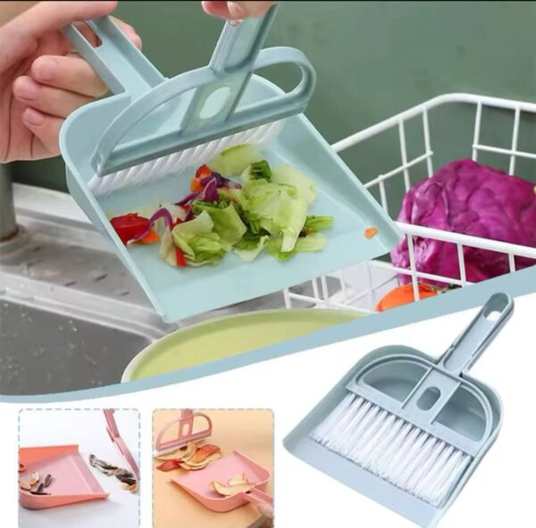 Mini Desktop Cleaning Brush Broom Dustpan  Household Cleaning Tool