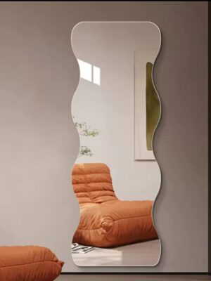 Internet celebrity wave special-shaped wall-mounted household full-length mirror 

2MM THICKNESS
