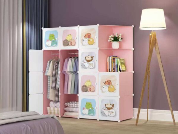 Kids cloth cabinet  

14doors+corners