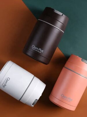 Clam Pot Food Flask 

keeps hot/cold up to 18hours