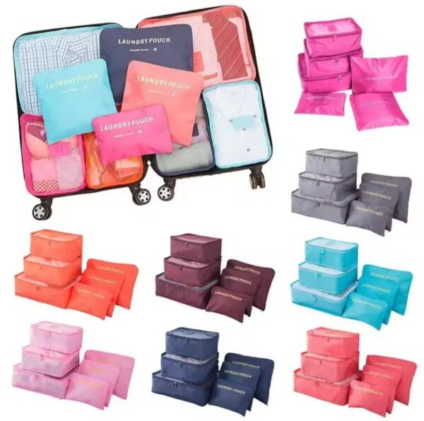 6pcs Set Travel Storage Bags