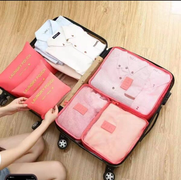 6pcs Set Travel Storage Bags