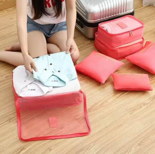 6pcs Set Travel Storage Bags