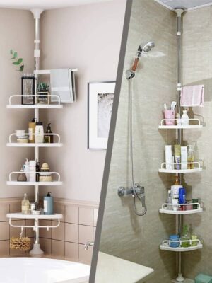 4 Layers Corner Bathroom Shelf