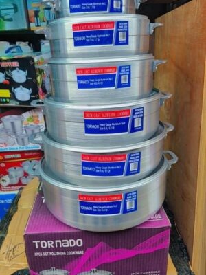 6pcs Tornado Aluminium Cookware Sets