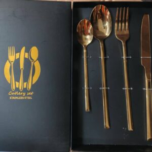 4pcs Gold Cutlery Sets