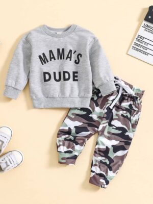 2pc Up & Down Camo Wears