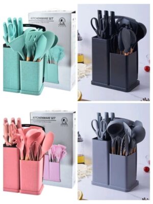 19pcs Silicone Cooking Kitchenware Sets